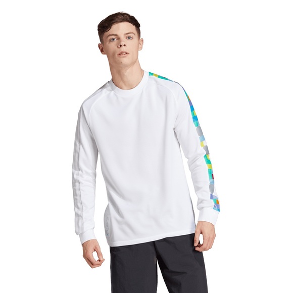 Manchester United Peter Saville NWT Official Jersey white multicolor size large - Picture 6 of 11